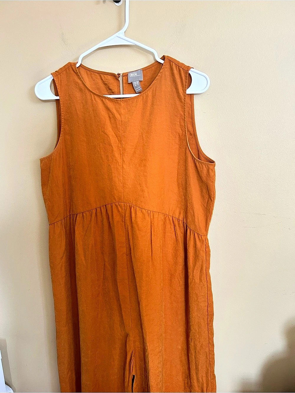 ASOS Women's Wide leg Jumpsuit in Orange size 10 - Picture 6 of 10